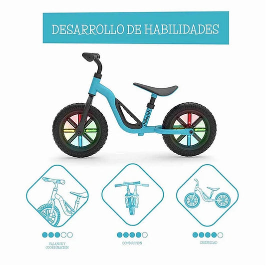 Bicicleta de aprendizaje con luces